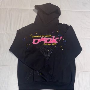 100% AUTHENTIC sp5ider pink hoodie -good condition and have proof of purchase